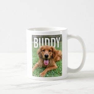 Taza De Café PhotoPop Foto de Mascota Personalizada