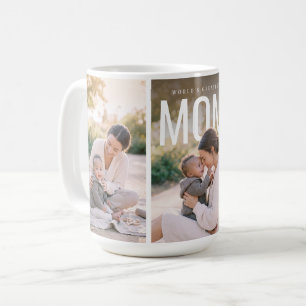 Taza De Café PhotoPop Mundos Mejor Mamá 3 Foto Personalizada