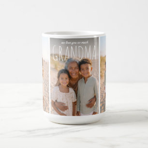 Taza De Café PhotoPop Personalizado Te Amamos Tanto Abuela