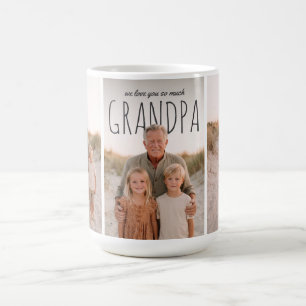 Taza De Café PhotoPop Personalizado Te Amamos Tanto Abuelo
