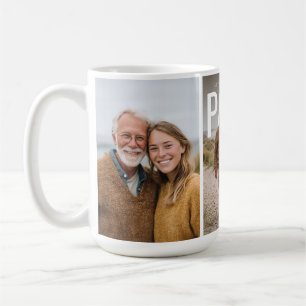 Taza De Café PhotoPop Te Amo Mucho Papá Collage de Fotos