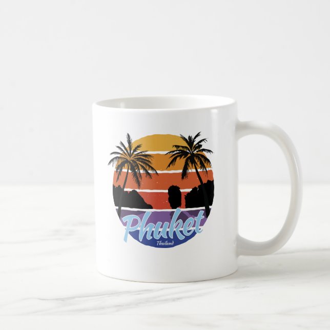 Taza De Café Phuket Mugs, Phuket Tailandia (Derecha)