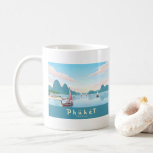 Taza De Café Phuket Thailand Pastel Travel