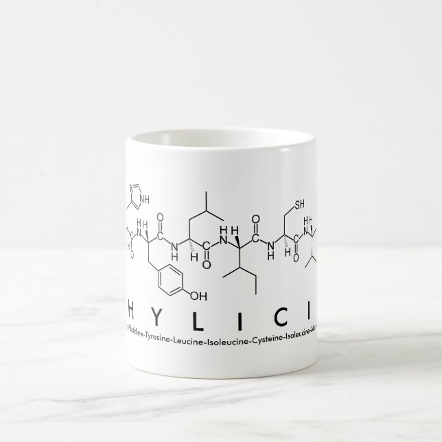Taza De Café Phylicia peptide nombre mug (Centro)