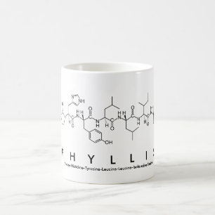 Taza De Café Phyllis peptide name mug