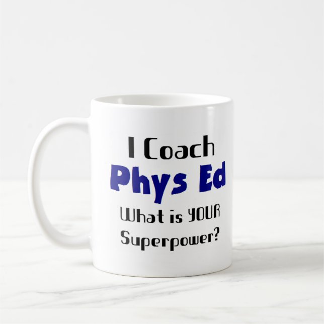 Taza De Café phys ed coach (Izquierda)