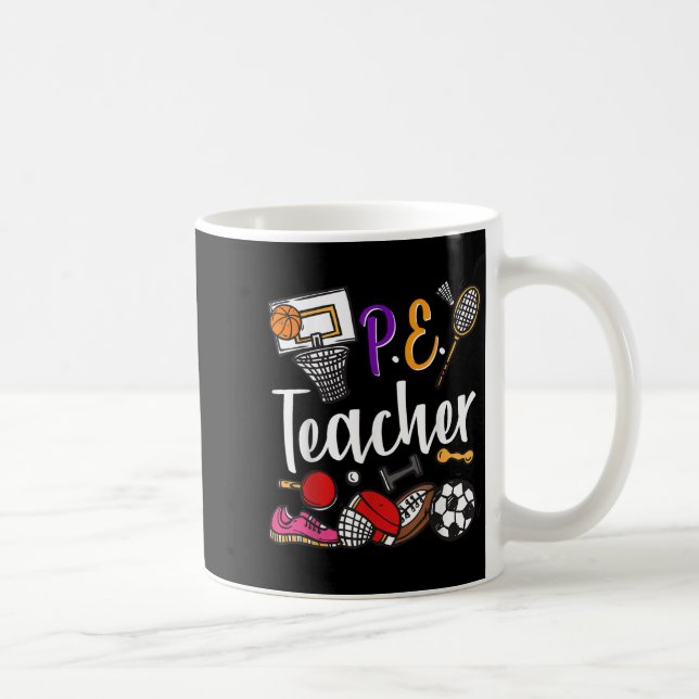 Taza De Café Physical Education Teacher Proud Pe Teacher Srts C (Derecha)
