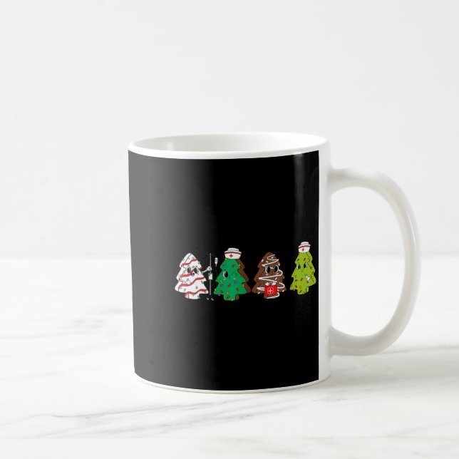 Taza De Café Physical Therapy Christmas Cake Tree Nurse Xmas Pa (Derecha)