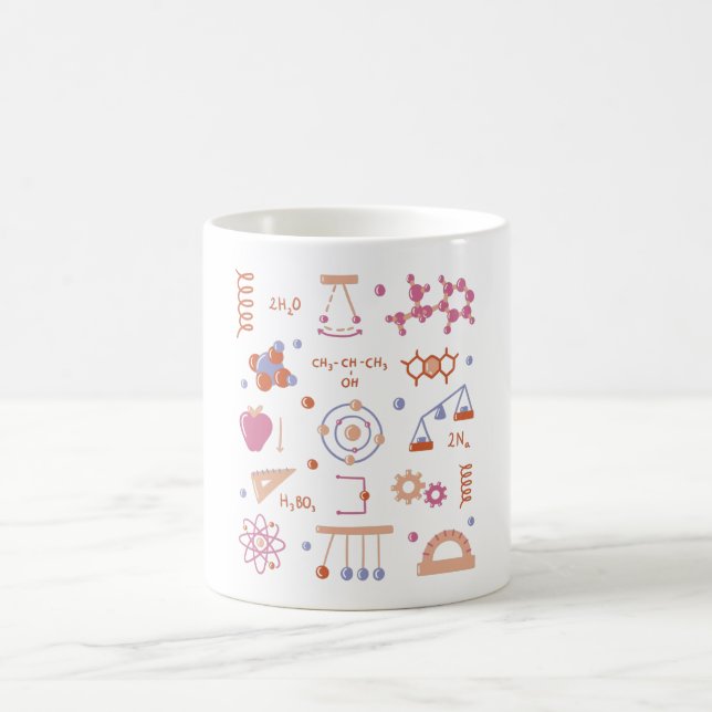 Taza De Café Physics elements (Centro)