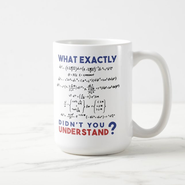 Taza De Café Physics formula Joke (Derecha)