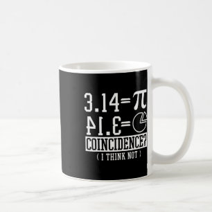 Taza De Café Pi 3.14 Matemáticas Feliz 14 de Marzo Coincidencia