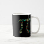 Taza De Café Pi Cloud - Math Pun - Mathematics Teacher<br><div class="desc">Pi Cloud - Math Pun - Mathematics Teacher</div>