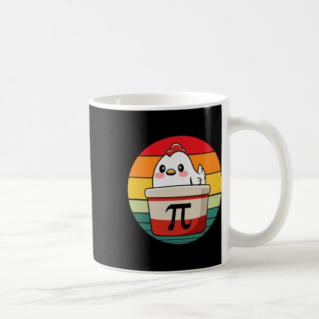 Taza De Café Pi Day Pollo Pot Pie Funny Math Teacher Nerd Gee (Derecha)
