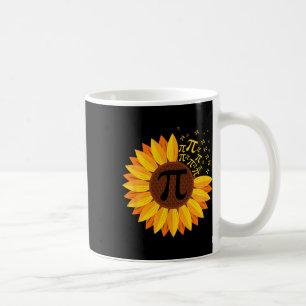 Taza De Café Pi Day Sunflower Pi Número Símbolo Matemática de m