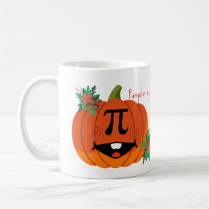 Taza De Café pi de calabaza, signo temático en una calabaza