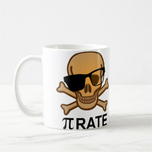 Taza De Café Pi Pirate Funny Math Geometry Mug Geek Nerd
