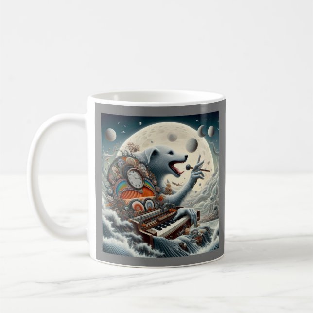 Taza De Café Pianista canis celestial (Izquierda)