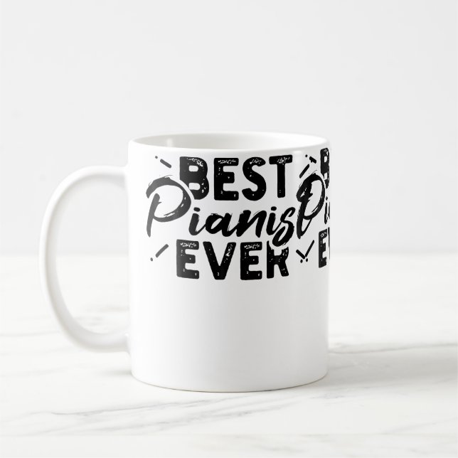 Taza De Café Pianista Intérprete de Piano (Izquierda)