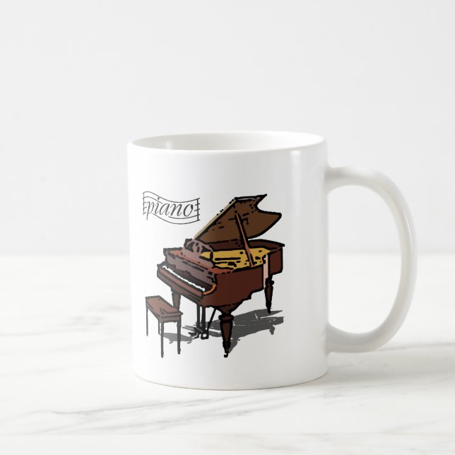 Taza De Café Piano de cola (Derecha)