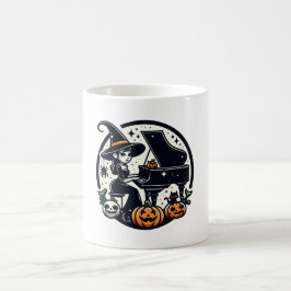 Taza De Café Piano de juego de brujas