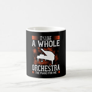 Taza De Café Piano - El Piano Es Como Toda Una Orquesta