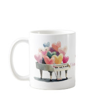 Piano of Love Hearts