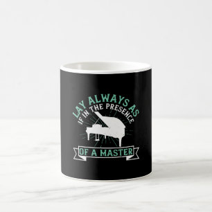 Taza De Café Piano - Si En Presencia De Un Maestro