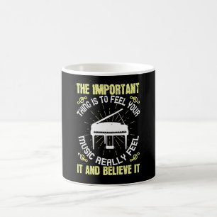 Taza De Café Piano - Siente y cree en la música