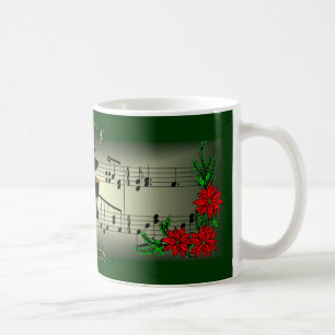 Taza De Café Piano ~ "Tómate Un Navidad Feliz"