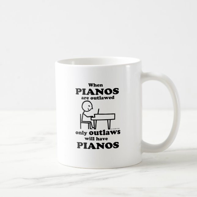 Taza De Café Pianos prohibidos (Derecha)
