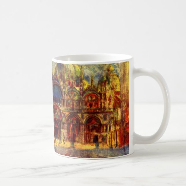 Taza De Café Piazza San Marco, Venecia, por Pierre Renoir (Derecha)