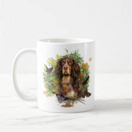 Taza De Café Picardía Spaniel, temporada de caza