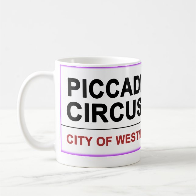 Taza De Café Piccadilly Circus London (Izquierda)