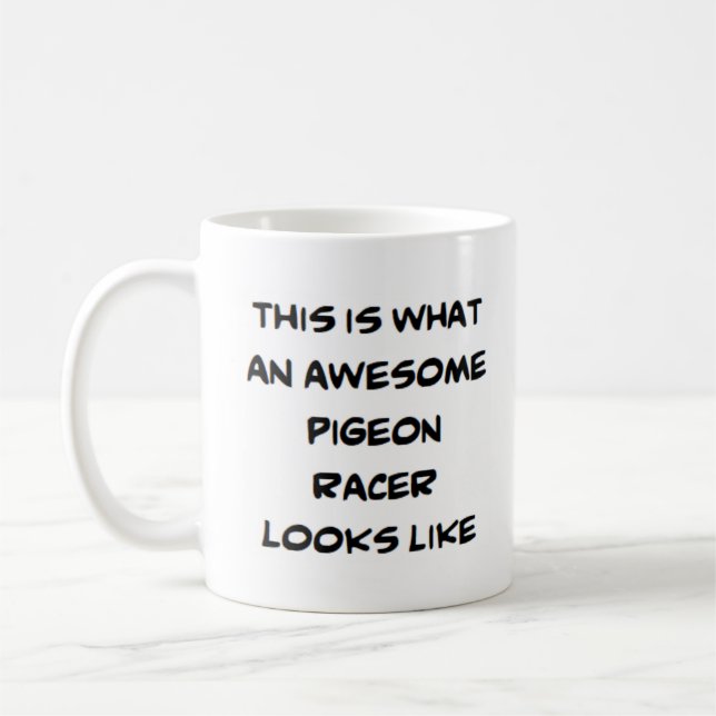 Taza De Café pichón racer, impresionante (Izquierda)