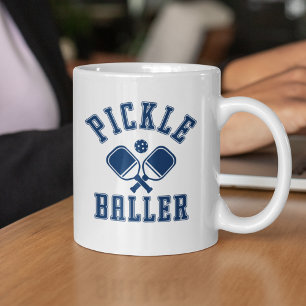 Taza De Café Pickle Baller Funny Pickleball