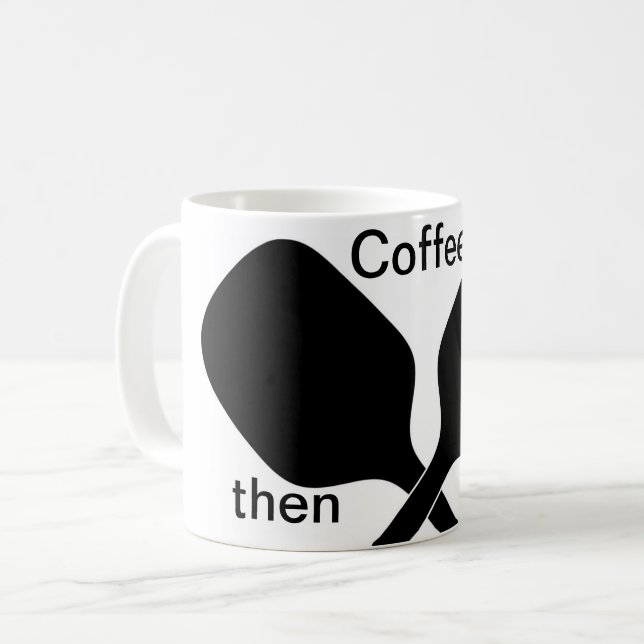 Taza De Café Pickleball  (Anverso izquierdo)