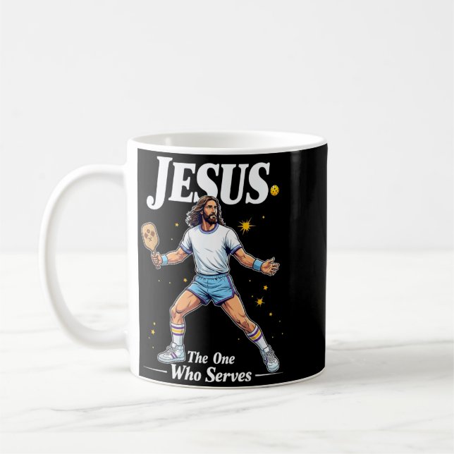Taza De Café Pickleball Divertido (Izquierda)
