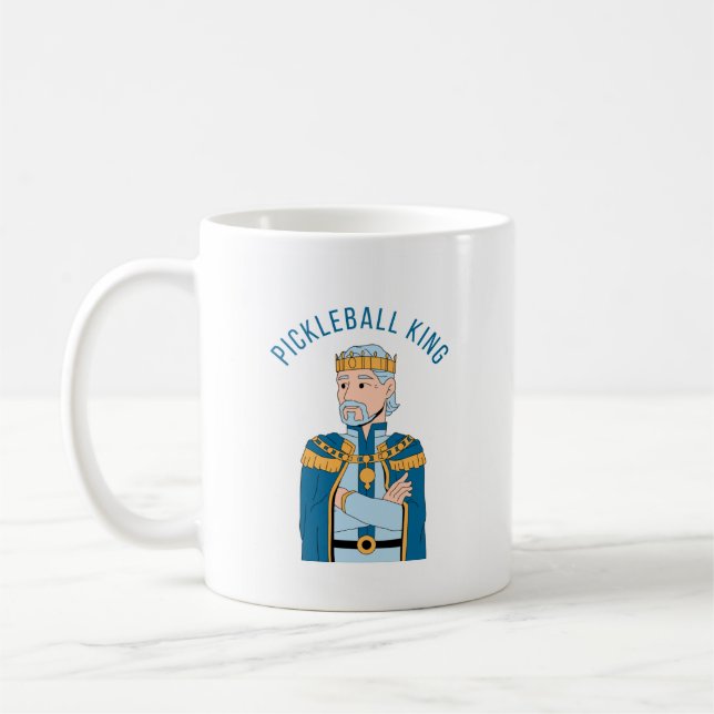 Taza De Café Pickleball King Mug (Izquierda)