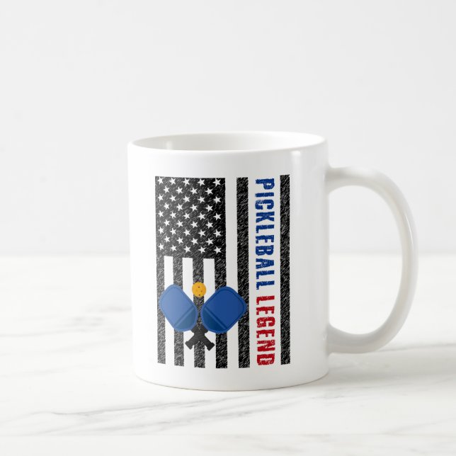 Taza De Café Pickleball Legend USA (Derecha)