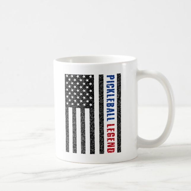 Taza De Café Pickleball Legend USA (Derecha)