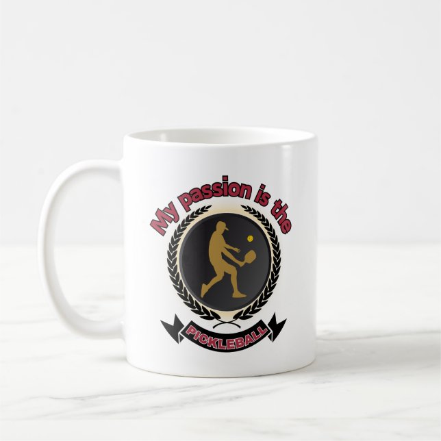 Taza De Café Pickleball Masculino Athlete Court Passion Energy (Izquierda)