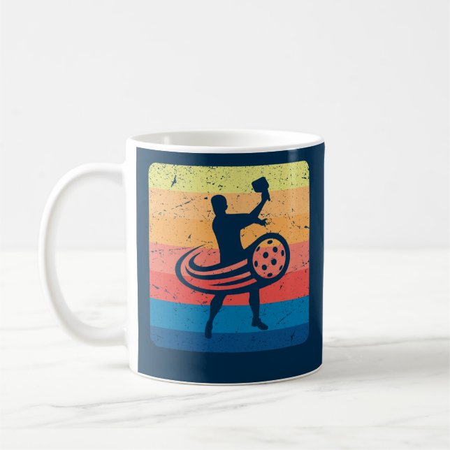 Taza De Café Pickleball Mejor Regalo Para Amantes del Deporte (Izquierda)
