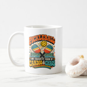 Taza De Café Pickleball Mi Forma Favorita de Cardio y Caos