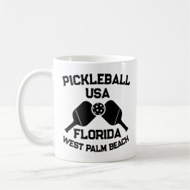 Taza De Café Pickleball Paddle Ball West Palm Beach Estados Uni