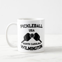 Taza De Café Pickleball Paddle & Ball Wilmington NC Personaliza