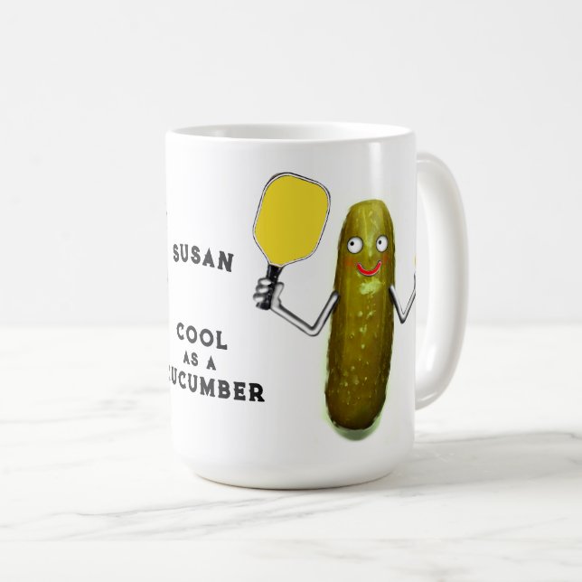 Taza De Café Pickleball personalizado (Anverso derecho)