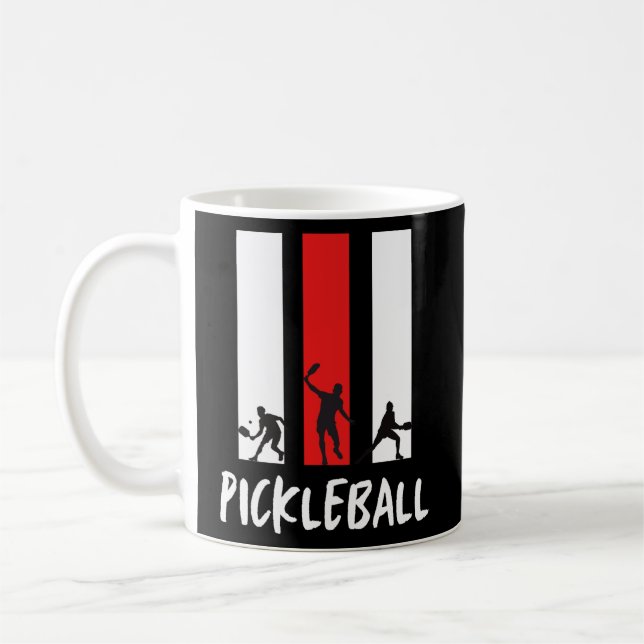 Taza De Café Pickleball Player Dink Legend Paddle Pickler (Izquierda)