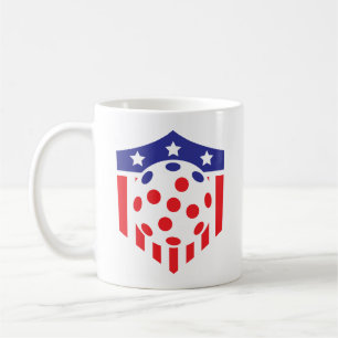 Taza De Café Pickleball Power Mug de EE.UU., 11 oz