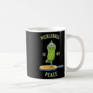 Taza De Café Picklell Es Mi Paz Camiseta Divertida Pickle Yoga 