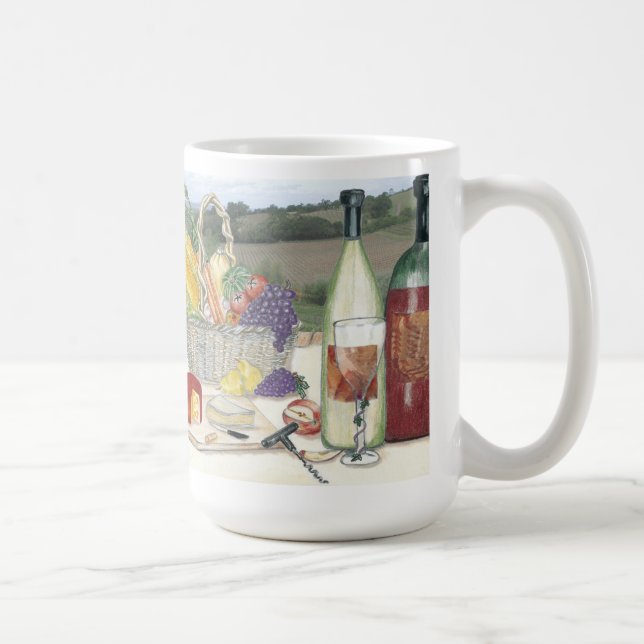 Taza De Café Picnic estilo condado de Sonoma (Derecha)